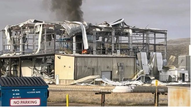 导弹工厂突发大爆炸美军造不了核导弹了？爱游戏平台腾起蘑菇云！美国下一代洲际